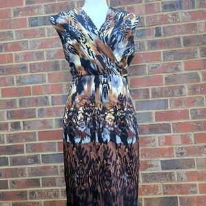Enma Michelle multicolor midi dress Size 12